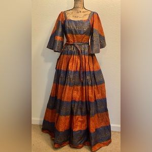 Hand sewn Authentic African Peasant Dress. S/M